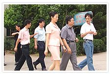 國家財政部領導視察